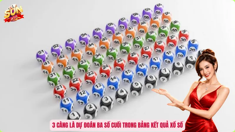 3 càng là dự đoán ba số cuối trong bảng kết quả xổ số