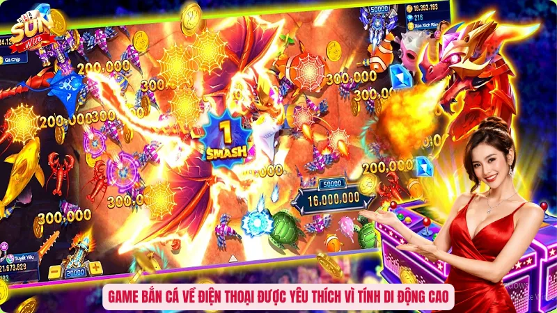 Game bắn cá về điện thoại được yêu thích vì tính di động cao