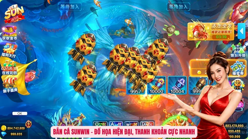 Bắn cá Sunwin – Đồ họa hiện đại, thanh khoản cực nhanh