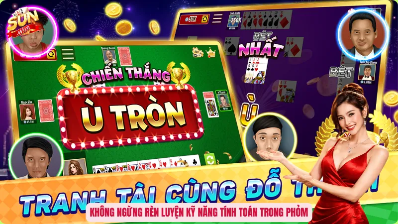 Không ngừng rèn luyện kỹ năng tính toán trong Phỏm