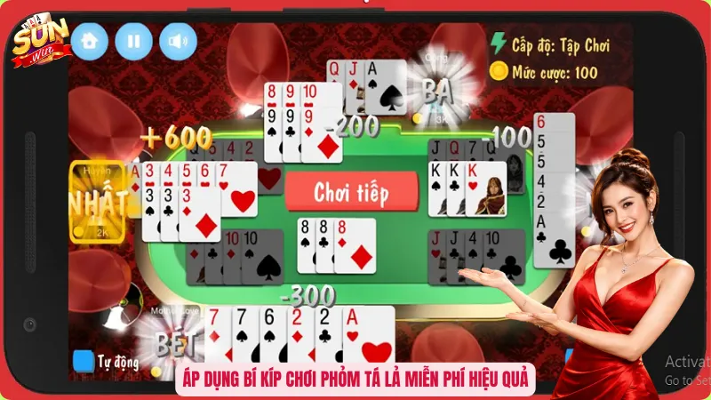 Áp dụng bí kíp chơi Phỏm tá lả miễn phí hiệu quả
