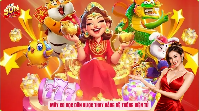 Máy cơ học dần được thay bằng hệ thống điện tử
