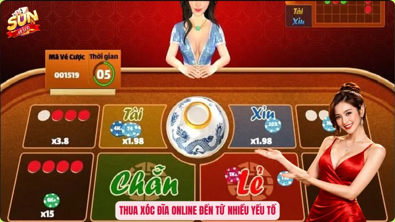 Thua xóc đĩa online đến từ nhiều yếu tố