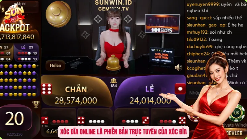 Xóc đĩa online là phiên bản trực tuyến của xóc đĩa